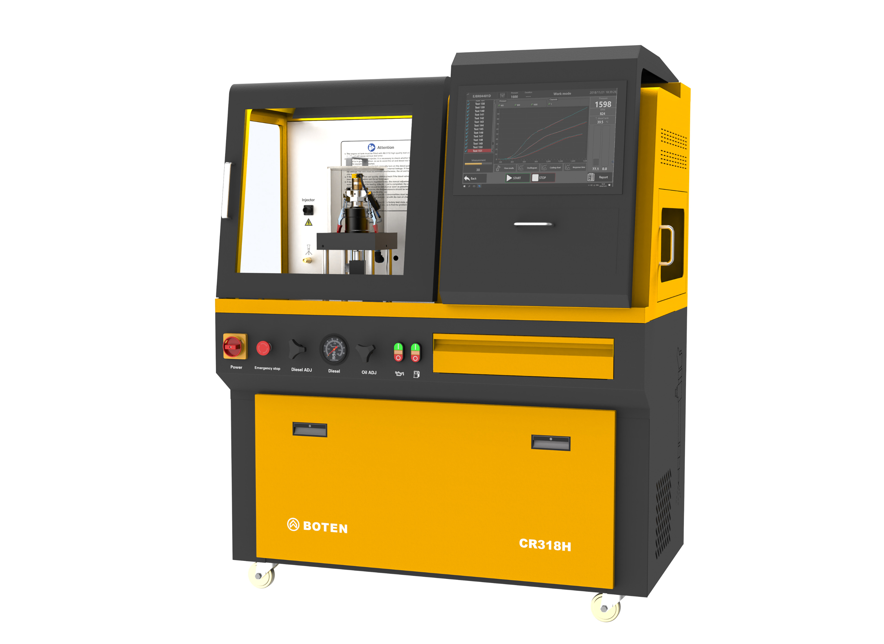 BOTEN CR318H HEUI Test Bench